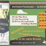 Der wilde Westen (Haldens)lebt! – Altstadtfest 2017- Khepera